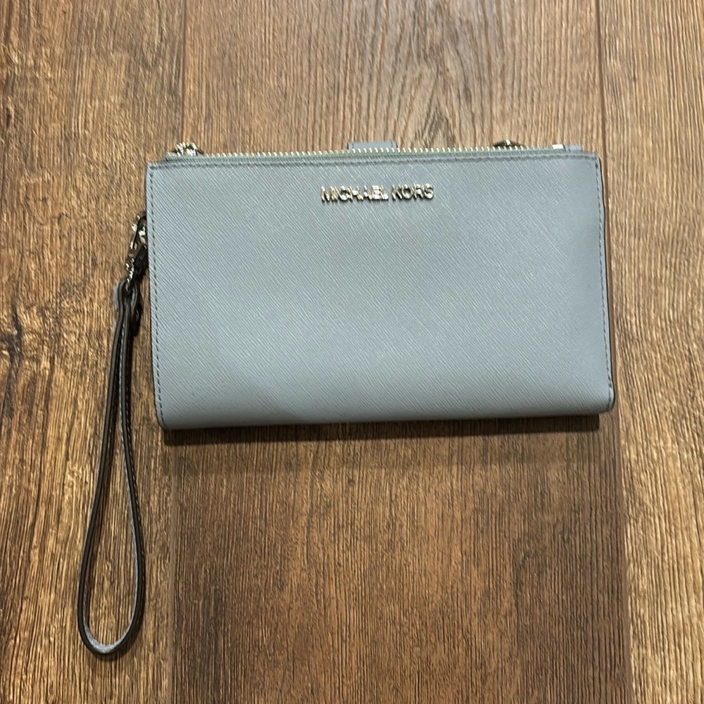 Michael Kors wristlet wallet.